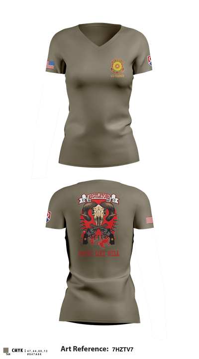 423 TC 57126457 Women's Short Sleeve V-neck Shirt - 6