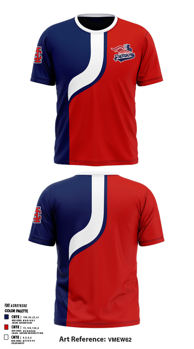 Hesperia Christian Patriots 56816041 Short Sleeve Performance Shirt - 1