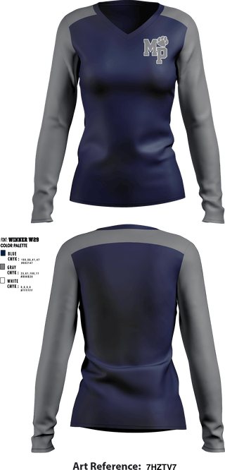 Women's Long Sleeve Vneck Shirt, Moss Point Athletics, Spirit Store, Teamtime, Team time, sublimation, custom sports apparel, team uniforms, spirit wear, spiritwear, sports uniforms, custom shirts, team store, custom team store, fundraiser sports, apparel fundraiser