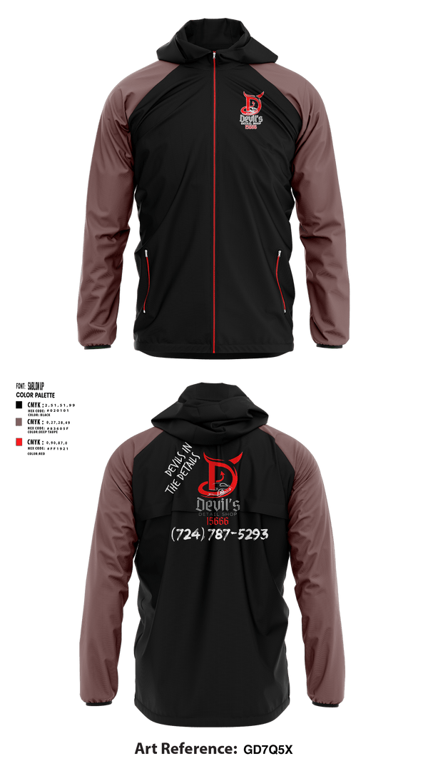Windbreaker, Devils Detail ShopDevils Detail Shop, , Teamtime, Team time, sublimation, custom sports apparel, team uniforms, spirit wear, spiritwear, sports uniforms, custom shirts, team store, custom team store, fundraiser sports, apparel fundraiser