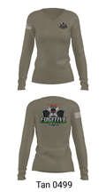 Fugitive apprehension street team 48139559 Women's Long Sleeve V-neck Shirt - 39