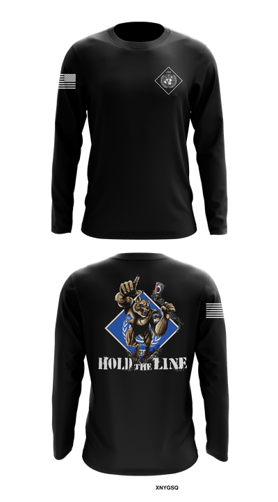 United Nations Command Security Battalion 98091835 Long Sleeve Performance Shirt - 49