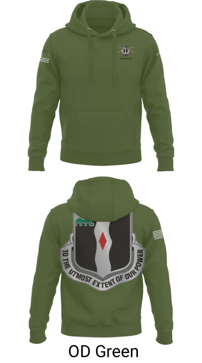 3rd Battalion 60th infantry Regiment River Raiders 94205182 Hoodie - 32