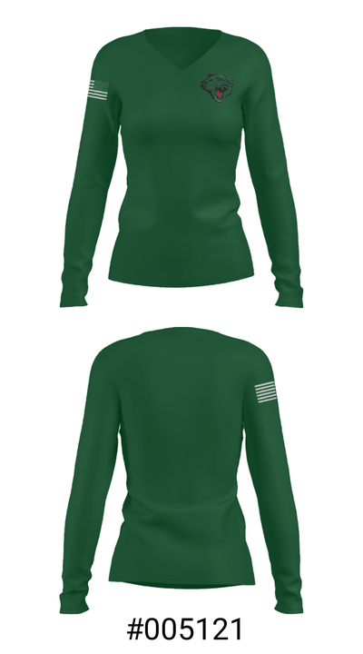 Worcester Central High School Basketball 98172206 Women's Long Sleeve V-neck Shirt - 20