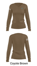 Crime Scene Unit 72242285 Women's Long Sleeve V-neck Shirt - 37