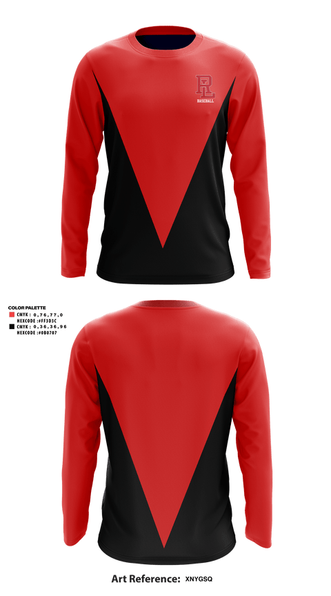 Long Sleeve Performance Shirt, RL Middle, Baseball, Teamtime, Team time, sublimation, custom sports apparel, team uniforms, spirit wear, spiritwear, sports uniforms, custom shirts, team store, custom team store, fundraiser sports, apparel fundraiser