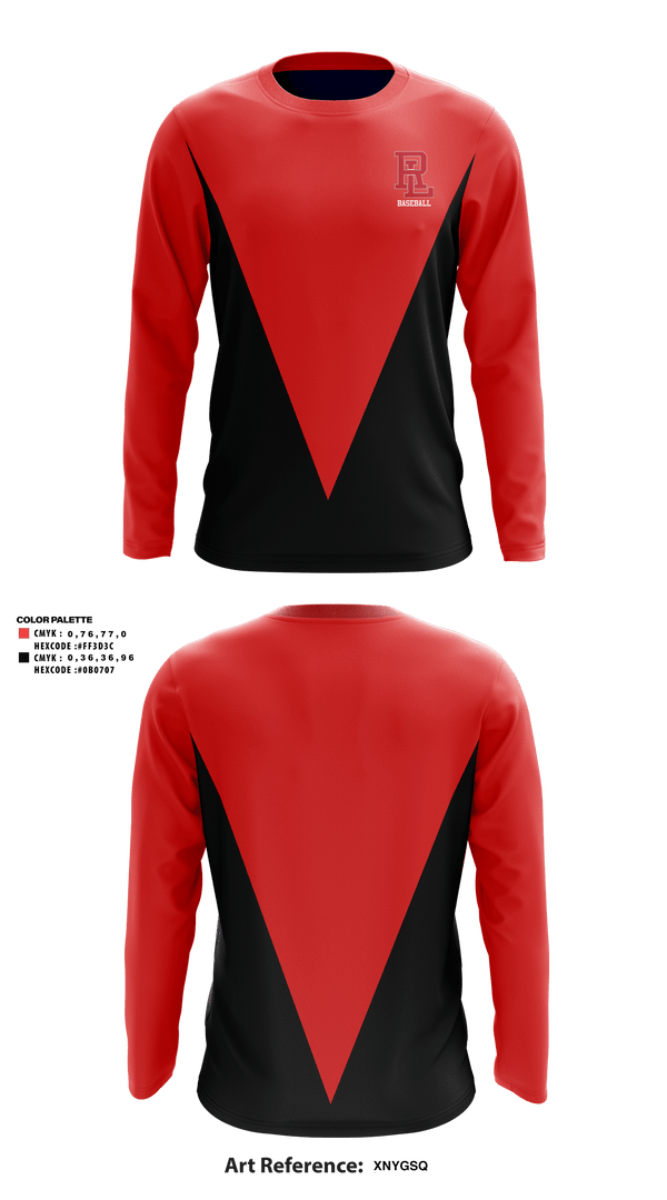 Long Sleeve Performance Shirt, RL Middle, Baseball, Teamtime, Team time, sublimation, custom sports apparel, team uniforms, spirit wear, spiritwear, sports uniforms, custom shirts, team store, custom team store, fundraiser sports, apparel fundraiser