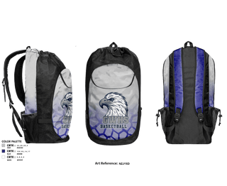Gear Bag, George Washington High School Basketball, Men's Basketball, Teamtime, Team time, sublimation, custom sports apparel, team uniforms, spirit wear, spiritwear, sports uniforms, custom shirts, team store, custom team store, fundraiser sports, apparel fundraiser