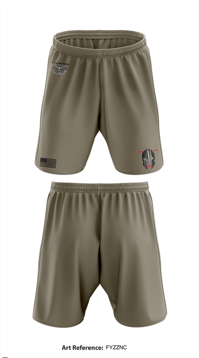AREA 2, 12TH BN ARCG 57616910 Athletic Shorts With Pockets - 3