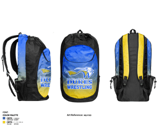 Gear Bag, Windsor High School Wrestling, Wrestling, Teamtime, Team time, sublimation, custom sports apparel, team uniforms, spirit wear, spiritwear, sports uniforms, custom shirts, team store, custom team store, fundraiser sports, apparel fundraiser