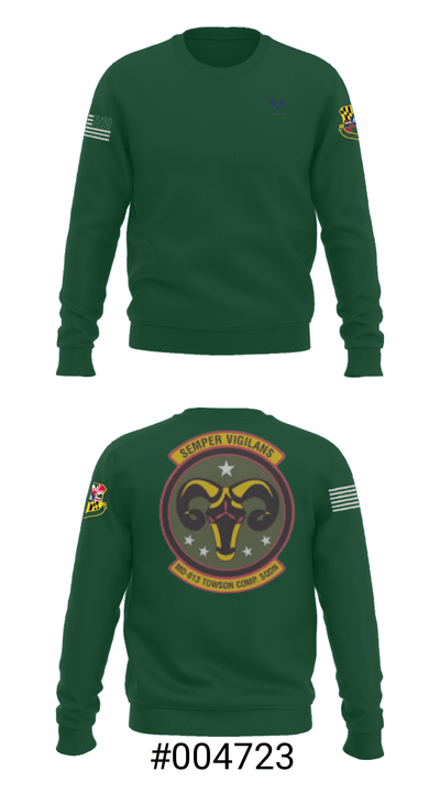 Towson Composite Squadron 17976164 Crew Neck Sweatshirt - 7