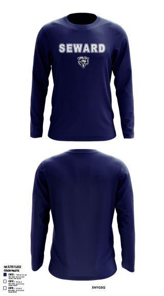 Long Sleeve Performance Shirt, Seward Park Campus Basketball, Men's Basketball, Teamtime, Team time, sublimation, custom sports apparel, team uniforms, spirit wear, spiritwear, sports uniforms, custom shirts, team store, custom team store, fundraiser sports, apparel fundraiser
