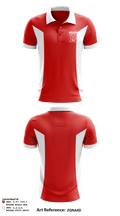 Milton High School Cheer 85377589 Short Sleeve Performance Polo - 1
