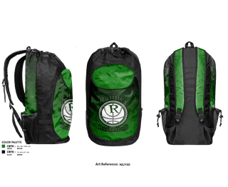 Gear Bag, Rainier High School Basketball, Women's Basketball, Teamtime, Team time, sublimation, custom sports apparel, team uniforms, spirit wear, spiritwear, sports uniforms, custom shirts, team store, custom team store, fundraiser sports, apparel fundraiser