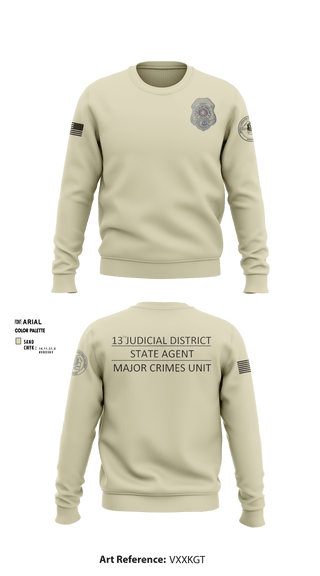 Crew Neck Sweatshirt, , Police, Teamtime, Team time, sublimation, custom sports apparel, team uniforms, spirit wear, spiritwear, sports uniforms, custom shirts, team store, custom team store, fundraiser sports, apparel fundraiser