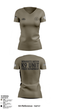 K9 Unit 27578074 Women's Short Sleeve V-neck Shirt - 4