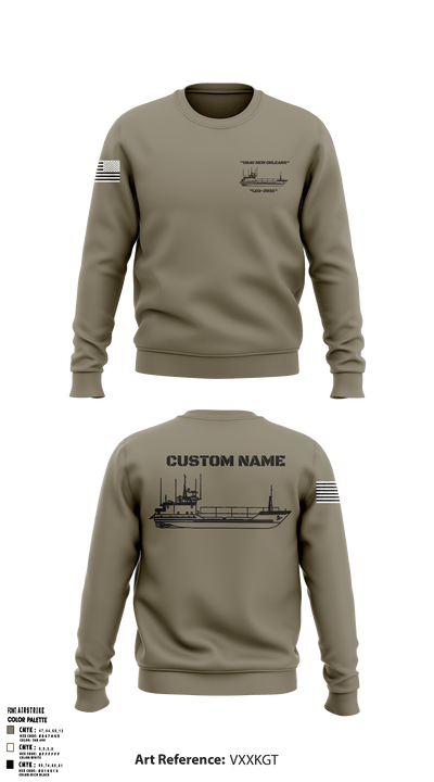 USAV NEW ORLEANS 71944163 Crew Neck Sweatshirt - 50