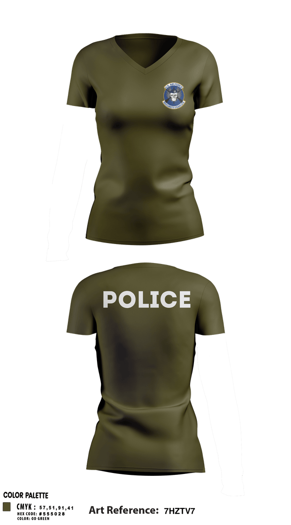 Women's Short Sleeve Vneck Shirt, SFS, Air Force, Teamtime, Team time, sublimation, custom sports apparel, team uniforms, spirit wear, spiritwear, sports uniforms, custom shirts, team store, custom team store, fundraiser sports, apparel fundraiser