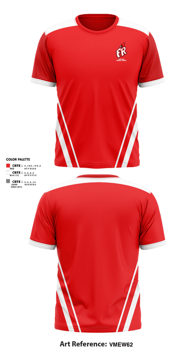 Front Royal Cardinals Baseball 91934086 Short Sleeve Performance Shirt - 1