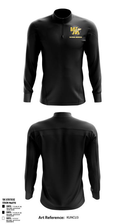 Watkins Memorial High School Golf 65050201 Quarter Zip Jacket - 5