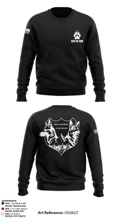 549th MWD DET 49192447 Crew Neck Sweatshirt - 1