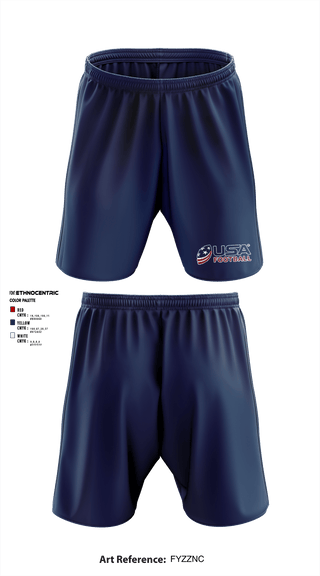 Athletic Shorts With Pockets, Copperas Chiefs, Football, Teamtime, Team time, sublimation, custom sports apparel, team uniforms, spirit wear, spiritwear, sports uniforms, custom shirts, team store, custom team store, fundraiser sports, apparel fundraiser