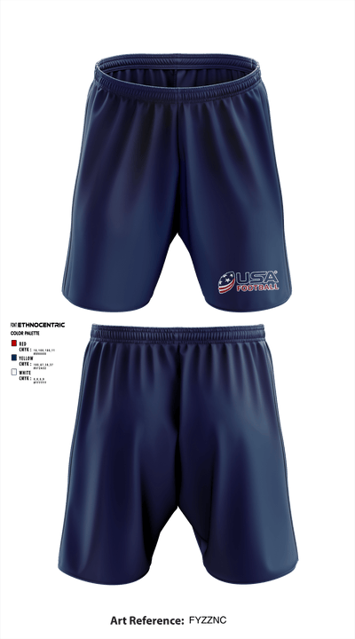 Copperas Chiefs 93621258 Athletic Shorts With Pockets - 9