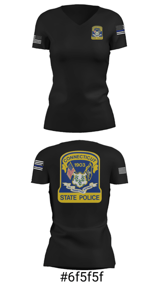 Women's Short Sleeve Vneck Shirt, , Police, Teamtime, Team time, sublimation, custom sports apparel, team uniforms, spirit wear, spiritwear, sports uniforms, custom shirts, team store, custom team store, fundraiser sports, apparel fundraiser