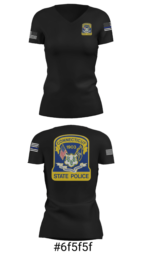 Women's Short Sleeve Vneck Shirt, , Police, Teamtime, Team time, sublimation, custom sports apparel, team uniforms, spirit wear, spiritwear, sports uniforms, custom shirts, team store, custom team store, fundraiser sports, apparel fundraiser