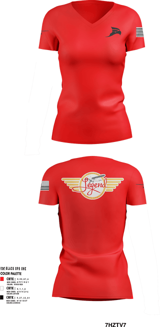 Women's Short Sleeve Vneck Shirt, N1522W, Air Force, Teamtime, Team time, sublimation, custom sports apparel, team uniforms, spirit wear, spiritwear, sports uniforms, custom shirts, team store, custom team store, fundraiser sports, apparel fundraiser