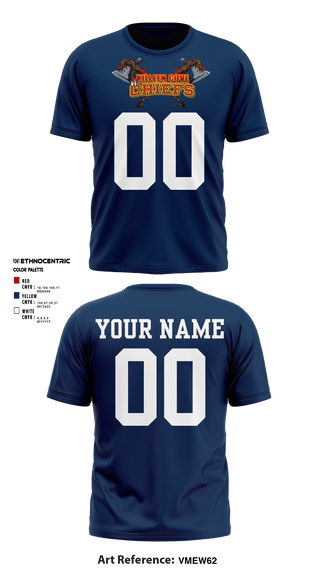 Short Sleeve Performance Shirt, Copperas Chiefs, Football, Teamtime, Team time, sublimation, custom sports apparel, team uniforms, spirit wear, spiritwear, sports uniforms, custom shirts, team store, custom team store, fundraiser sports, apparel fundraiser