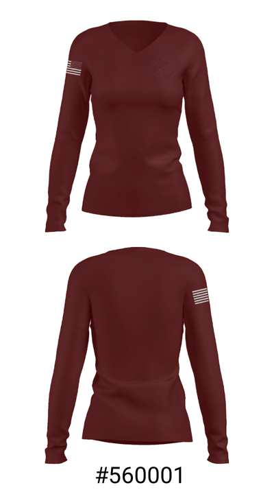 Altoona Area High School Basketball 8856389 Women's Long Sleeve V-neck Shirt - 20