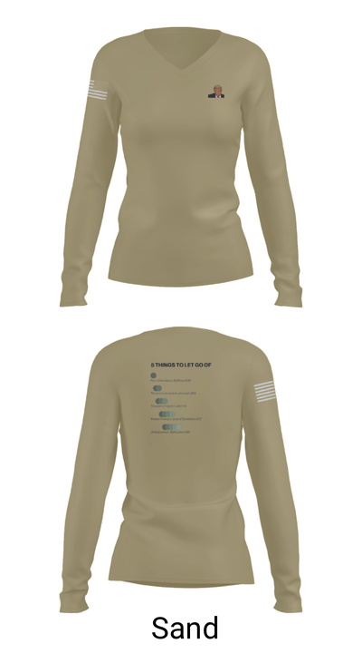 SHARP Resource Center 37639152 Women's Long Sleeve V-neck Shirt - 47