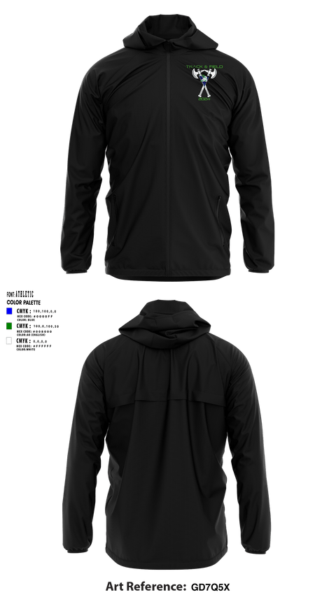 Windbreaker, Vanguard College Preparatory School Track and Field, Track & Field, Teamtime, Team time, sublimation, custom sports apparel, team uniforms, spirit wear, spiritwear, sports uniforms, custom shirts, team store, custom team store, fundraiser sports, apparel fundraiser