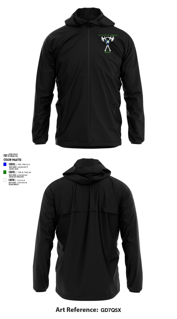 Windbreaker, Vanguard College Preparatory School Track and Field, Track & Field, Teamtime, Team time, sublimation, custom sports apparel, team uniforms, spirit wear, spiritwear, sports uniforms, custom shirts, team store, custom team store, fundraiser sports, apparel fundraiser