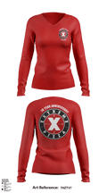 Extreme Pizza 64264701 Women's Long Sleeve V-neck Shirt - 2