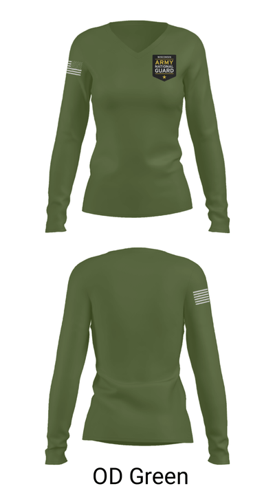 WIARNG RRB 20982110 Women's Long Sleeve V-neck Shirt - 40