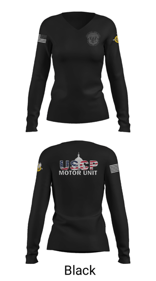 Women's Long Sleeve Vneck Shirt, , Police, Teamtime, Team time, sublimation, custom sports apparel, team uniforms, spirit wear, spiritwear, sports uniforms, custom shirts, team store, custom team store, fundraiser sports, apparel fundraiser