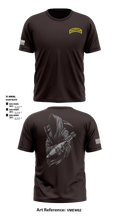 BASHER PLATOON 6768225 Short Sleeve Performance Shirt - 1