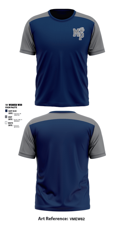 Moss Point Athletics 65498589 Short Sleeve Performance Shirt - 3