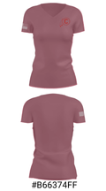 Carlisle Senior High School Volleyball 73630774 Women's Short Sleeve V-neck Shirt - 17