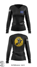 E 501st 1 AD, CAB AVMX 41273123 Women's Long Sleeve V-neck Shirt - 4