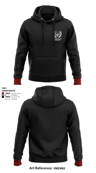Black Jack Nutrition 30860298 Hoodie - 1