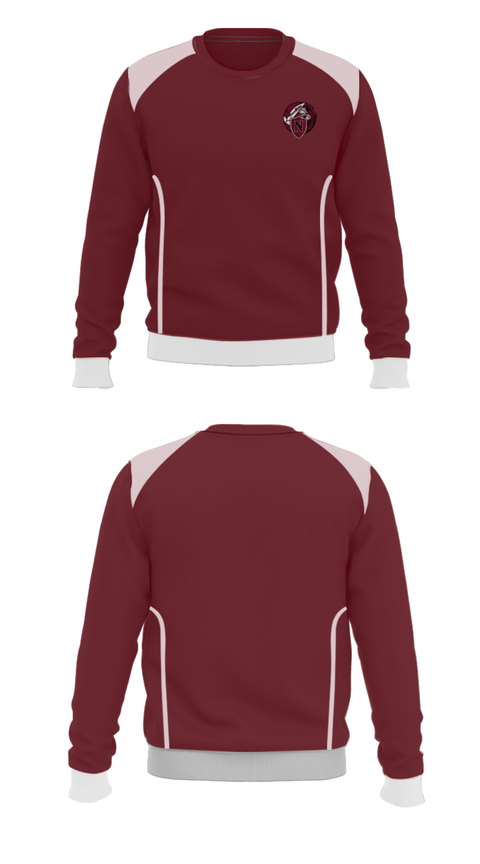 Crew Neck Sweatshirt, Walled Lake Northern High School Basketball, Women's Basketball, Teamtime, Team time, sublimation, custom sports apparel, team uniforms, spirit wear, spiritwear, sports uniforms, custom shirts, team store, custom team store, fundraiser sports, apparel fundraiser