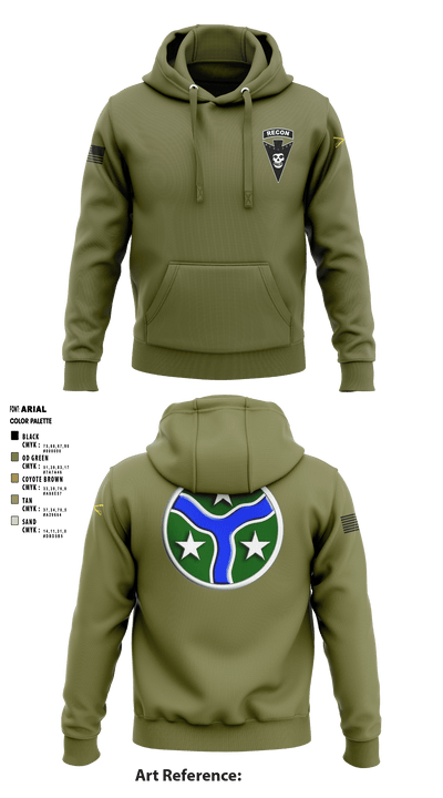 3/278 Armored Calvary Regiment 57774458 Hoodie - 2