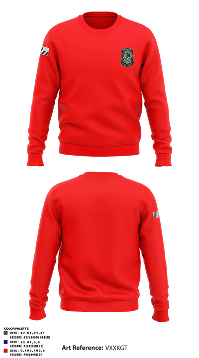 Station 3 6417470 Crew Neck Sweatshirt - 3