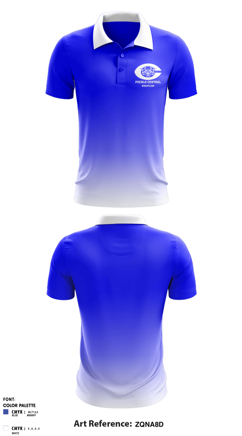 Short Sleeve Performance Polo, Pueblo Central High School Wrestling, Wrestling, Teamtime, Team time, sublimation, custom sports apparel, team uniforms, spirit wear, spiritwear, sports uniforms, custom shirts, team store, custom team store, fundraiser sports, apparel fundraiser