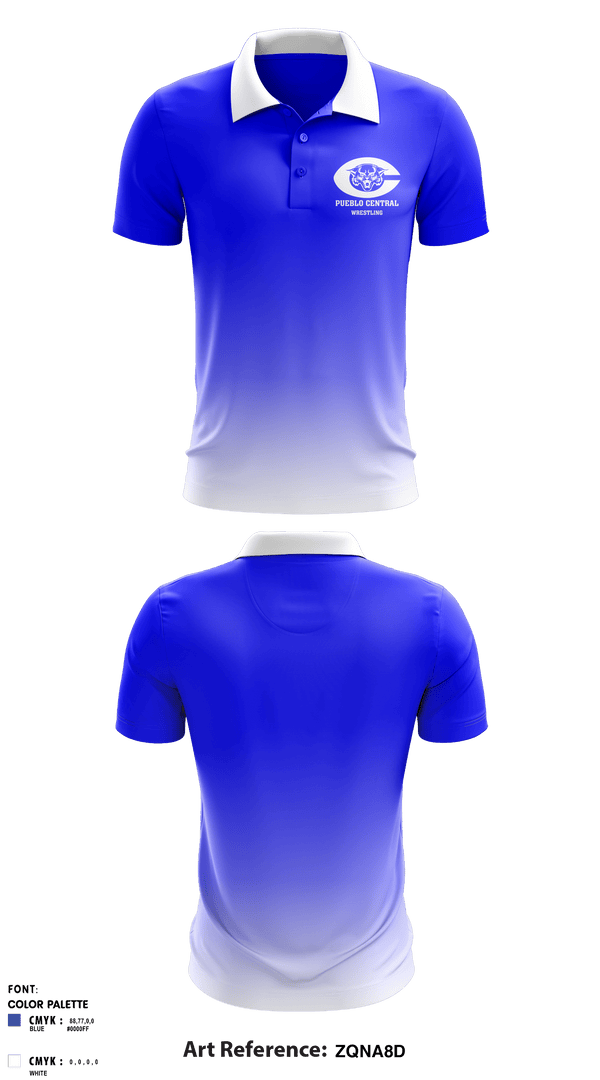 Short Sleeve Performance Polo, Pueblo Central High School Wrestling, Wrestling, Teamtime, Team time, sublimation, custom sports apparel, team uniforms, spirit wear, spiritwear, sports uniforms, custom shirts, team store, custom team store, fundraiser sports, apparel fundraiser