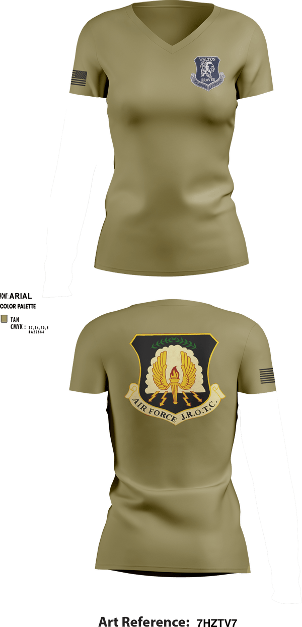 Women's Short Sleeve Vneck Shirt, , Air Force, Teamtime, Team time, sublimation, custom sports apparel, team uniforms, spirit wear, spiritwear, sports uniforms, custom shirts, team store, custom team store, fundraiser sports, apparel fundraiser