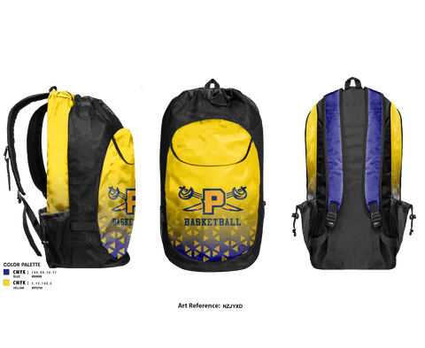 Gear Bag, Paul Public Charter School (High School)  Basketball, Men's Basketball, Teamtime, Team time, sublimation, custom sports apparel, team uniforms, spirit wear, spiritwear, sports uniforms, custom shirts, team store, custom team store, fundraiser sports, apparel fundraiser